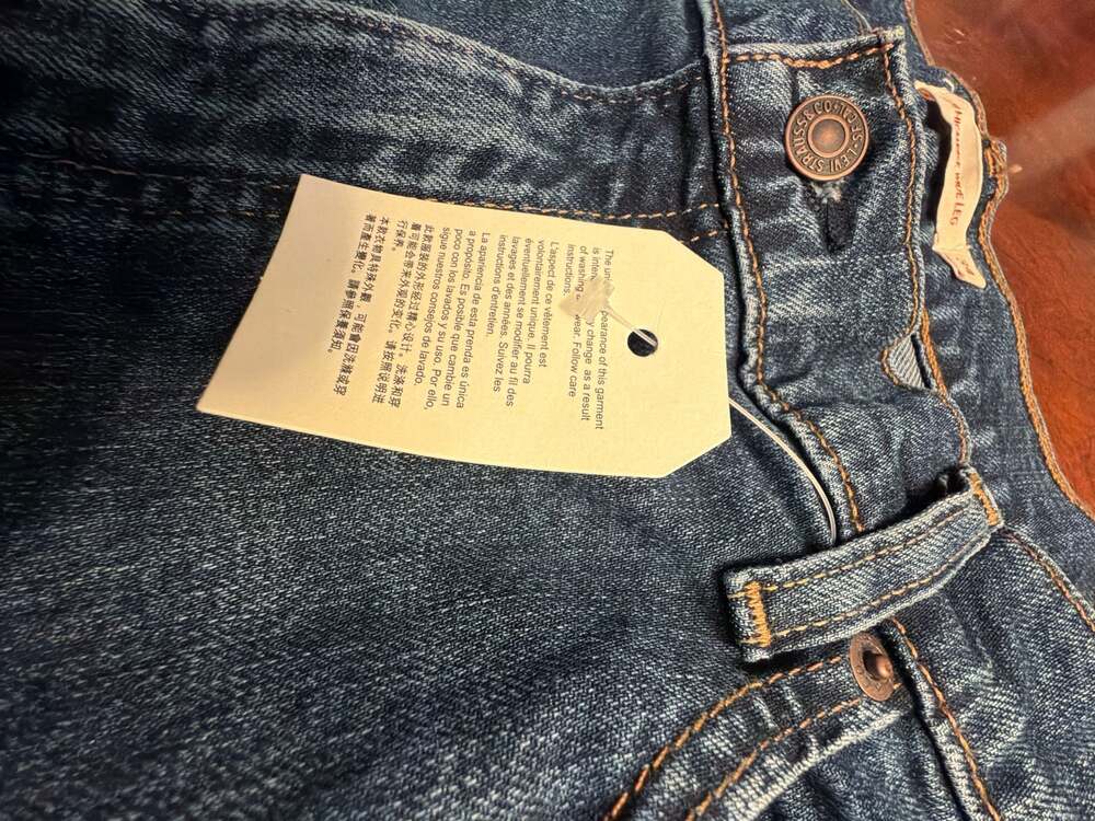 NWT Vintage Levi’s Premium 728 High Rise Wide Leg Jeans 34x32 - Picture 8 of 16